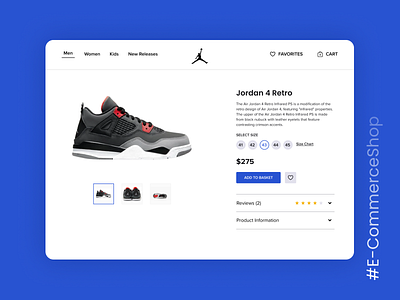 #DailyUI Challenge - Day 12/100 E-Commerce Shop (Single Item)