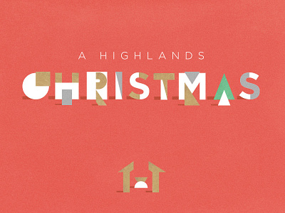 A Highlands Christmas christmas gold holidays red typography