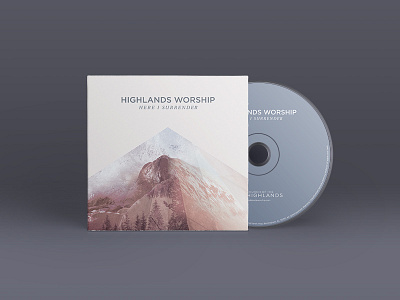 Here I Surrender Album Art album art clean mock up music nature sleeve worship