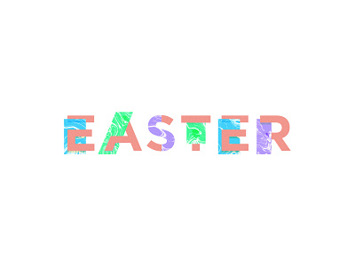 #Easter2017 easter marble pastel typography