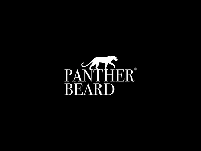 Panther Beard beard brand design brand identity branding logo logo design oil product