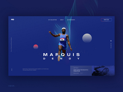 Marquis Dendy Website screen design ui ui design web website