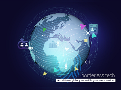 Borderless blockchain borderless decentralized globe