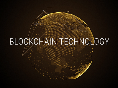 Blockchain bitcoin blockchain digital planet world