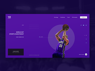 WBS Layout Basketball basketball crypto investment layout screen design sports ui design