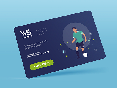 WBS Shares Card card design illustraion ui design
