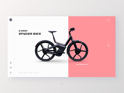 Bike Store bike clean design landing landingpage minimal page product responsive ui ux web website