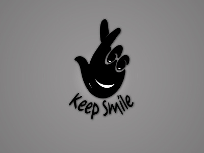 Keep Smile logo simple logo vector tracing