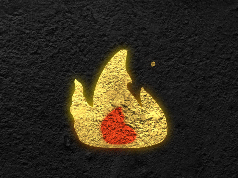 Fire animation burning cell fire flame flaming gif glow red yellow