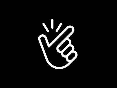 Finger snap icon finger fingers gesture hand icon icon design linear minimalistic pictogram snap stroke ui
