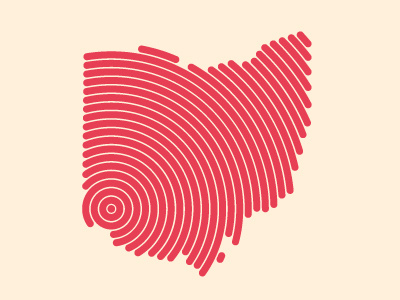 Ohio Original ohio graphic design buckeye state midwest cincinnati illustration
