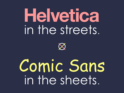 Typography Puns centurygothic comicsans helvetica pun type typography