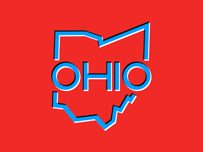 Simply Ohio icon illustrator midwest ohio typography