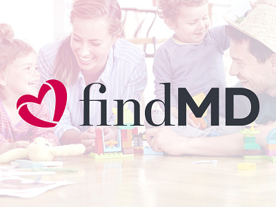 FindMD Logo branding doctor health healthcare identity logo typography