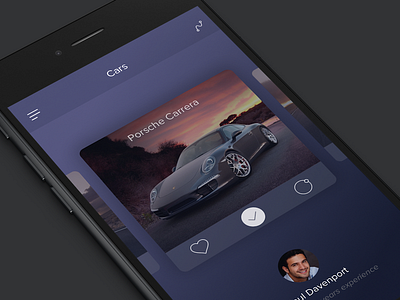 Transfer app app auto car design ios mobile ui