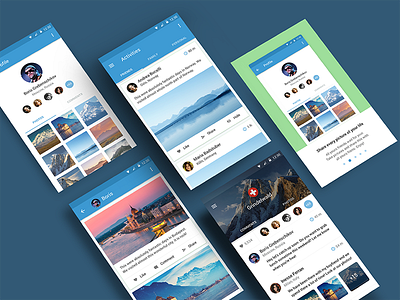 FriendsPic for Android android app network photos social ui ux