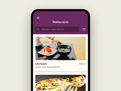 Secret Restaurant App app design food ios mobile restaurant ui ux