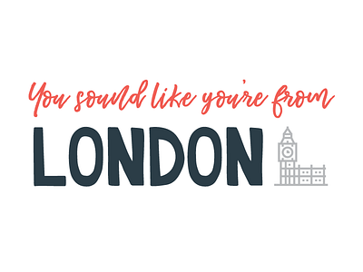 You Sound Like You Re From London dribbble playoff stickermule uk