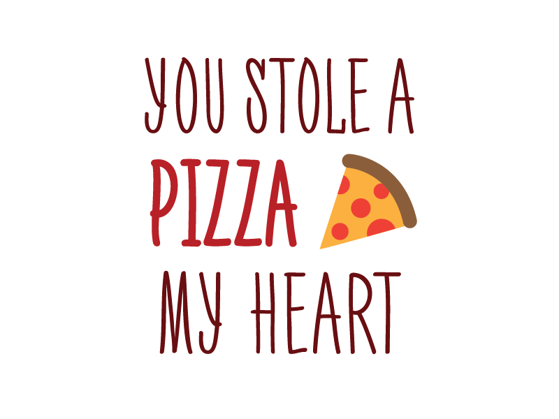 You Stole A Pizza My Heart by Monika Perkerwicz on Dribbble