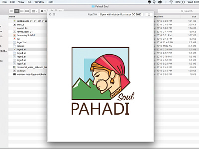 Working on Pahadi Soul Logo hills image logo pahadi uttarakhand