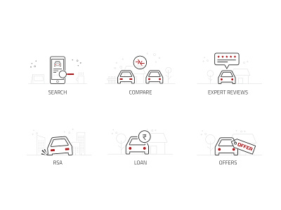 Car Services Icons
