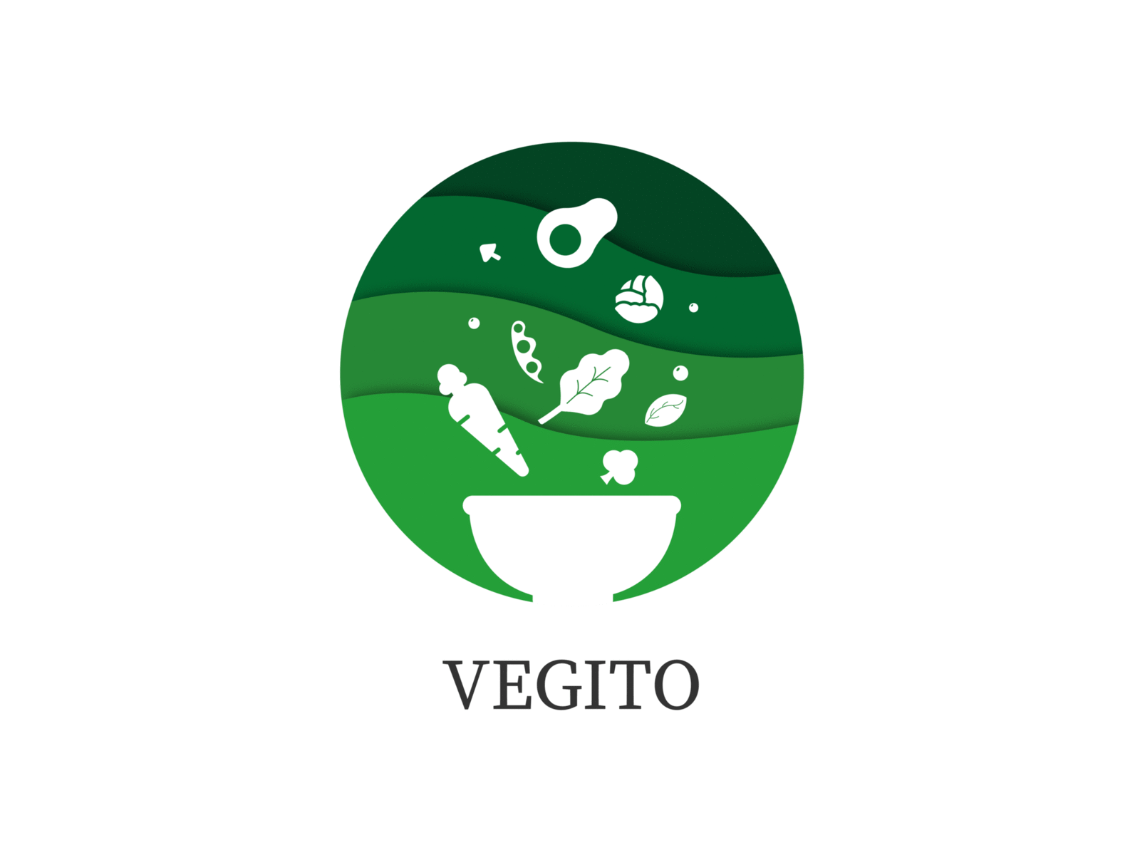 Brading Vegito branding design illustration logo