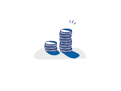 Simple - Money argent cash coins design finance illustration money simple