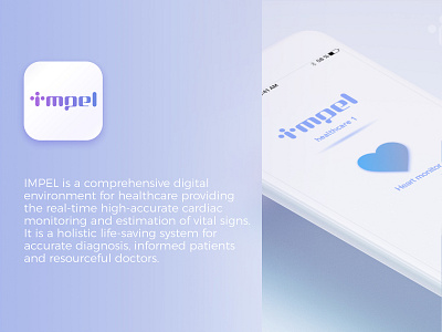 Impel Medical app branding design graphic design graphicdesign icon logo ui ux