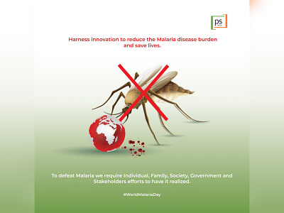 Malaria Day flyer branding design fliers flyer illustration logo malaria minimal mosquito vector worldmalariaday