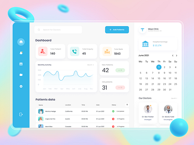 Hospital Management Dashboard : Hospital Version