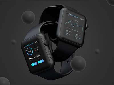 WatchOS Fitness Tracker UI