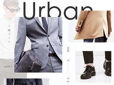LookBook Urban // Fashion for Men e commerce lookbook online shop