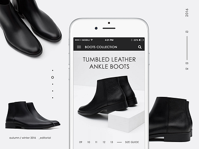 Boots Collection // Urban app e commerce
