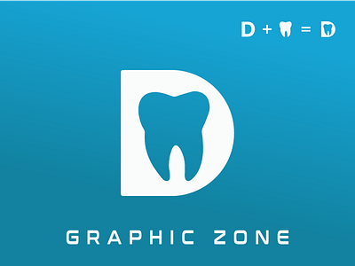 D + Tooth Dental Logo Concept...