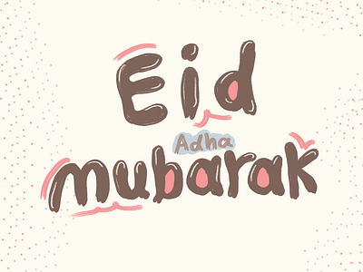 Eid mubarak branding childrens illustration design eid graphic design illustration pic poster typography