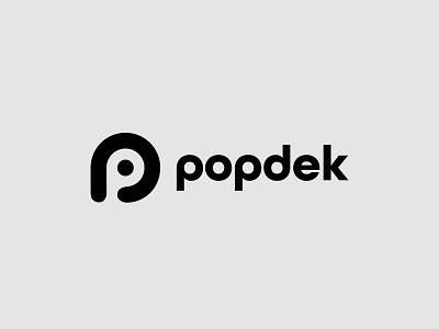 Popdek Logo artists branding brandmark clean logo dance design dj events flat logo great logo illustration logo music musicians pop popular spotify streaming vector