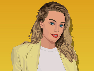 Margot Robbie Illustration