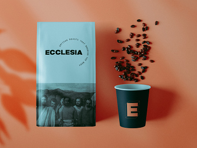 Ecclesia Coffee Roasters Packaging Concept branding coffee design logo package design packaging vector