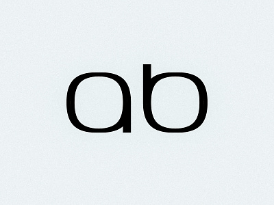 AB Monogram Discarded Concept ab branding design logo monogram vector