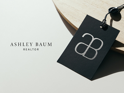 Ashley Baum Ad Concept ab branding classic custom design elegant logo monogram real estate realtor vector visual identity