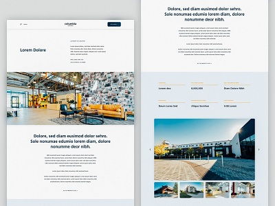 Columbia Ventures Web Mockup