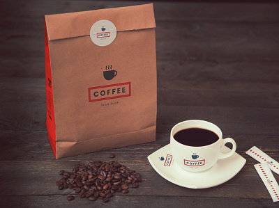 Product Packaging Premium Mockup - "COFFEE" packaging mockup product branding product packaging design