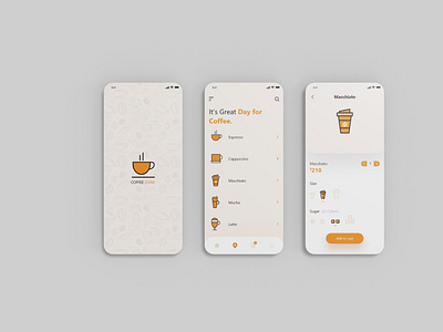 App UI Design | Coffee Zone app app design app ui app ui design app uiux design uiux uxui