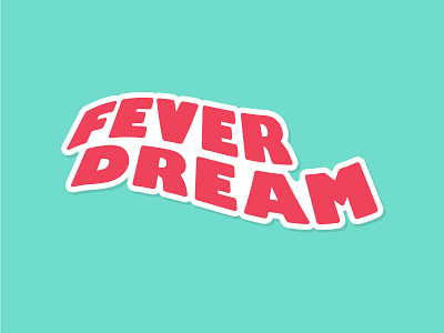 FDDC Sticker fddc fever dream design illustration art stickers typography