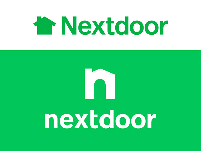Nextdoor Rebrand logo identity rebranding rebrand community neighborhood app nextdoor