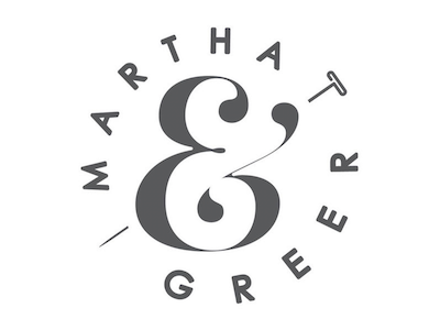 Martha & Greer Brandmark ampersand branding clothing fort worth logo pin sewing t pin tailor texas wardrobe