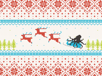 Holiday Wallpaper Desktop (Full View) brand christmas holiday illustration sweater vector wallpaper