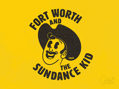 Fort Worth Sundance fort worth illustration kid retro sun texas typography vector vintage yellow