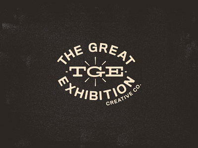 The Great Exhibition (logo No.2) brand branding fort worth logo mid century midcentury texas typography vintage