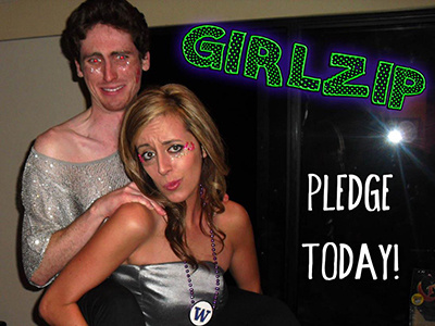 Girlzip - Piggyback Ridesharing conceptual creative kickstarter startup